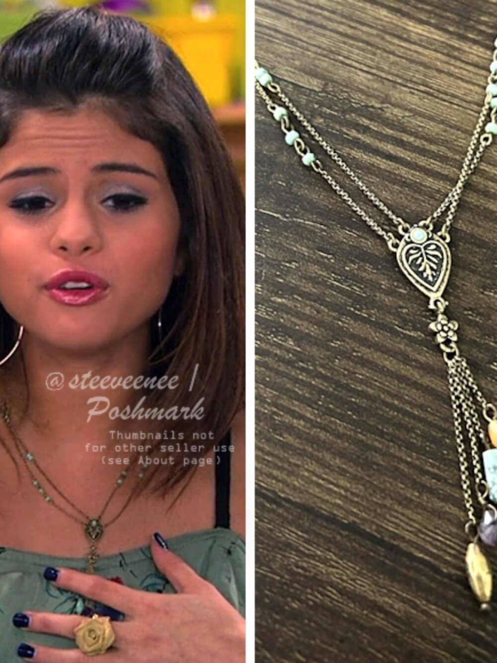 Beaded Chain Necklace ASO Alex Russo